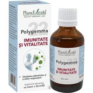 Polygemma 22 Imunitate si Vitalitate, 50 ml, PLANTEXTRAKT