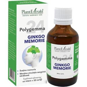 Polygemma 24 Ginkgo Memorie, 50 ml, PLANTEXTRAKT