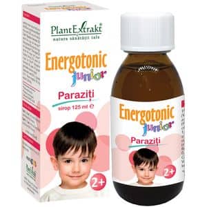 Supliment alimentar Sirop paraziti Energotonic Junior, 125 ml, PLANTEXTRAKT