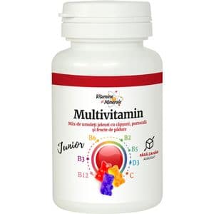 Supliment alimentar Multivitamin Junior Ursuleti cu Fructe, 20 jeleuri, DACIA PLANT
