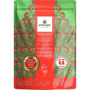Supliment alimentar Green Sugar pulbere, 2000 g, LABORATOARELE REMEDIA