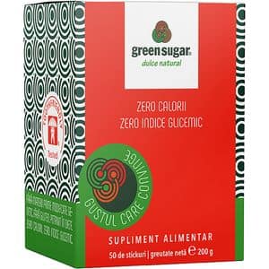 Supliment Green Sugar 4 g x 50 bucati (Stick-uri), LABORATOARELE REMEDIA