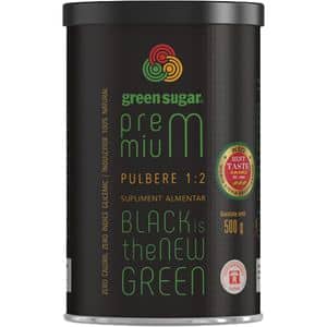Supliment Green Sugar Premium 1:2 Pulbere, 500 g, LABORATOARELE REMEDIA