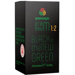 Supliment Green Sugar Premium 1:2 2.5 g x 25 bucati (Stick-uri), LABORATOARELE REMEDIA