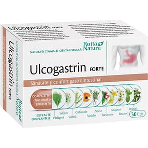 Supliment Ulcogastrin Forte, 30 capsule, ROTTA NATURA