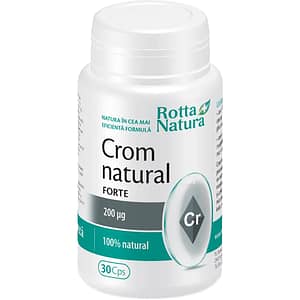 Supliment alimentar Crom Natural Forte, 200 mcg, 30 capsule, ROTTA NATURA