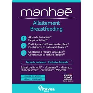 Supliment Allaitement sustinerea lactatiei Manhae, 20 capsule, VITAVEA