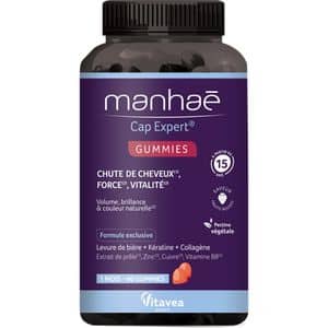 Supliment Cap Expert gummies anti-caderea si fortifierea parului Manhae, 60 jeleuri, VITAVEA