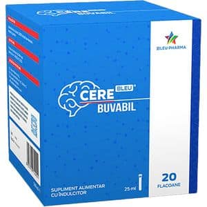 Supliment alimentar CereBleu, 20 flacoane buvabile, BLEU PHARMA