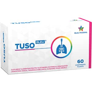 Supliment TusoBleu, 60 comprimate, BLEU PHARMA