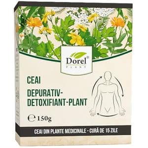 Ceai depurativ detoxifiant-plant DOREL PLANT, 150 g