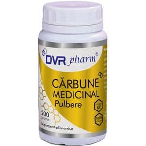 Supliment Carbune Medicinal pulbere, 200 gr, DVR PHARM
