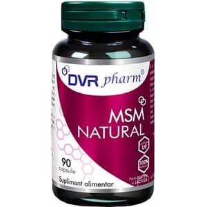 Supliment MSM natural, 90 capsule, DVR PHARM