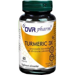 Supliment Turmeric 3X, 60 capsule, DVR PHARM