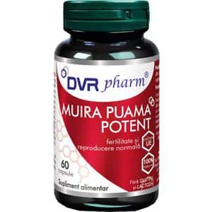 Supliment Muira Puama Potent, 60 capsule, DVR PHARM