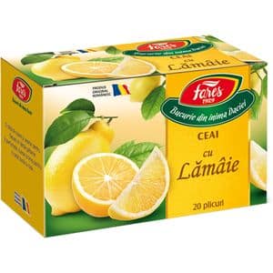 Ceai FARES cu Lamaie, 20 plicuri
