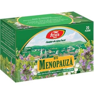 Ceai FARES Menopauza G72, 20 plicuri