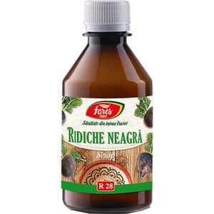Sirop Ridiche Neagra R28, 250 ml, FARES
