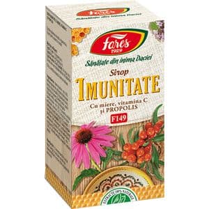 Sirop pentru Imunitate cu Miere si Propolis F149, 100 ml, FARES