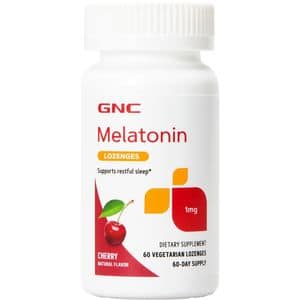 Supliment alimentar Melatonina 1 mg, aroma de cirese, 60 tablete, GNC