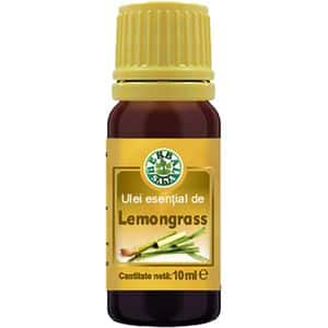 Ulei esential de Lemongrass, 10 ml, HERBAVIT