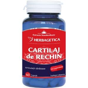 Supliment alimentar Cartilaj de Rechin, 60 capsule, HERBAGETICA
