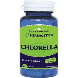 Supliment alimentar Chlorella, 60 capsule, HERBAGETICA
