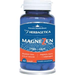 Supliment Magnezen Calm, 60 capsule, HERBAGETICA