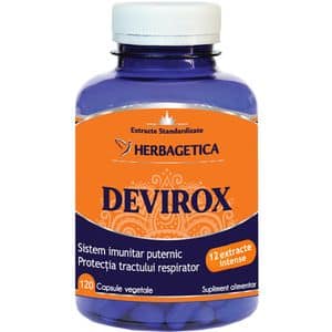 Supliment alimentar Devirox, 120 capsule vegetale, HERBAGETICA