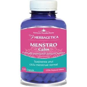 Supliment Menstrocalm, 120 capsule, HERBAGETICA