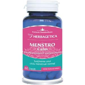 Supliment Menstrocalm, 60 capsule, HERBAGETICA