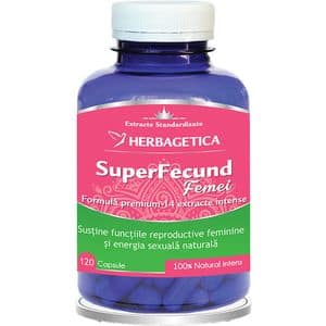 Supliment Superfecund Femei, 120 capsule, HERBAGETICA