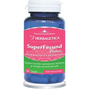 Supliment Superfecund Femei, 60 capsule, HERBAGETICA