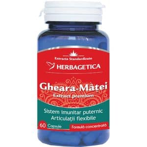 Supliment alimentar Gheara Matei, 60 capsule, HERBAGETICA