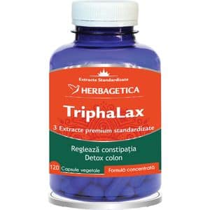 Supliment Triphalax, 120 capsule, HERBAGETICA