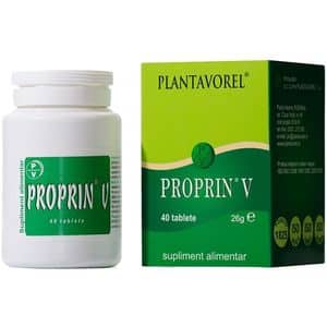 Supliment Proprin V, 40 comprimate, PLANTAVOREL