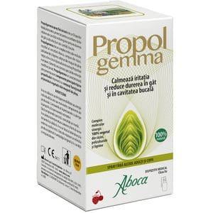 Spray de gat Propolgemma fara alcool, 30 ml, ABOCA