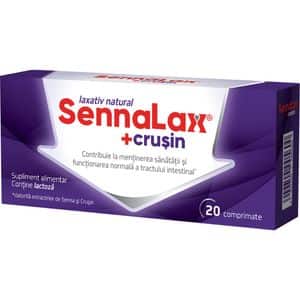 Supliment alimentar Sennalax + Crusin, 20 comprimate, BIOFARM