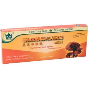 Supliment alimentar Ganoderma Lucidum, 10 fiole, YONG KANG
