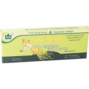 Supliment alimentar Panax Ginseng, 10 fiole, YONG KANG