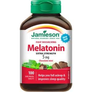 Supliment alimentar Melatonina 5 mg, 100 tablete sublinguale, JAMIESON