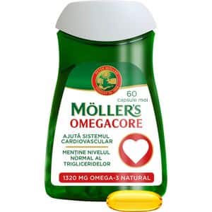 Supliment alimentar Omegacore, 60 capsule, MOLLERS