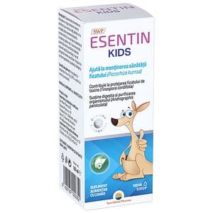 Supliment alimentar Esentin Kids, sirop, 100 ml, SUN WAVE PHARMA