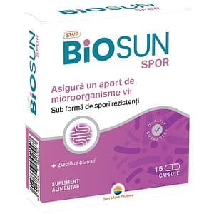 Supliment alimentar Biosun Spor, 15 capsule, SUN WAVE PHARMA