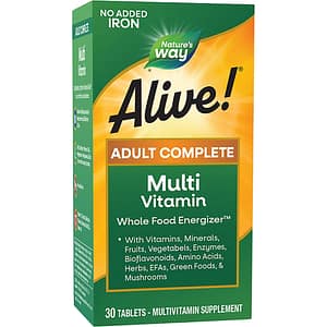 Supliment alimentar Alive! Complex multivitamine Nature's Way , 30 comprimate, SECOM