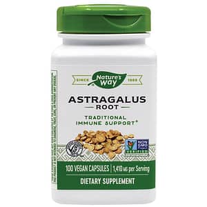 Supliment alimentar Astragalus Root 470 mg Nature's Way, 100 capsule vegetale, SECOM
