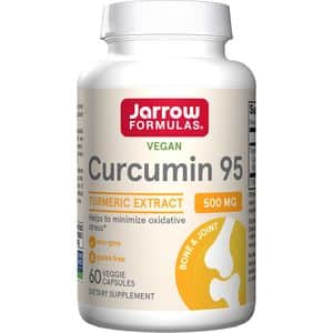 Supliment Curcumin 95 500 mg Jarrow Formulas, 60 capsule, SECOM