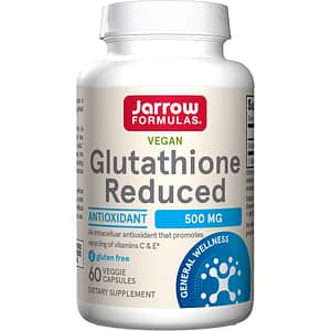 Supliment alimentar Glutathione Reduced 500 mg Jarrow Formulas, 60 capsule vegetale, SECOM