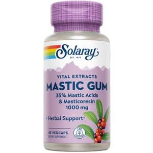 Supliment alimentar Mastic Gum Solaray, 45 capsule vegetale, SECOM
