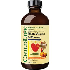 Supliment MultiVitamine & Minerale Sirop copii cu gust portocale si mango Childlife Essentials, 237 ml, SECOM